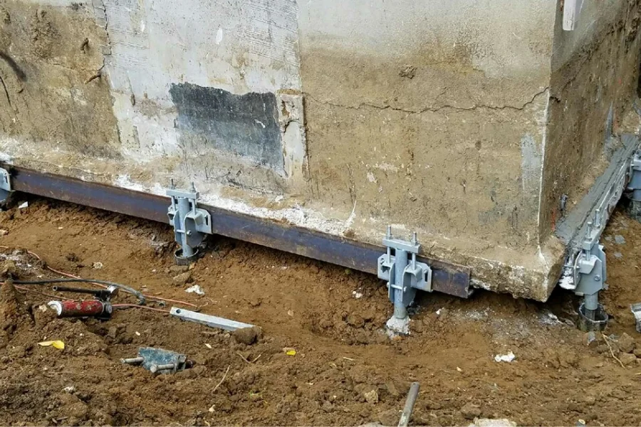 Helical Pier Installation in Scottsville, KY