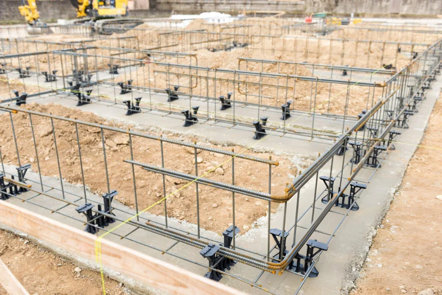 pre-construction pier installation in Scottsville, KY