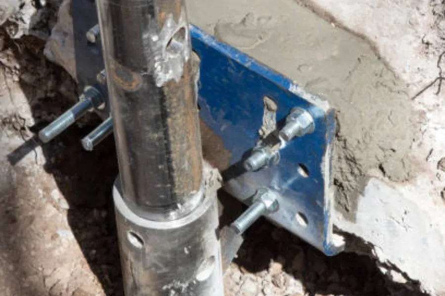 Steel Push Pier Installation in Scottsville, KY